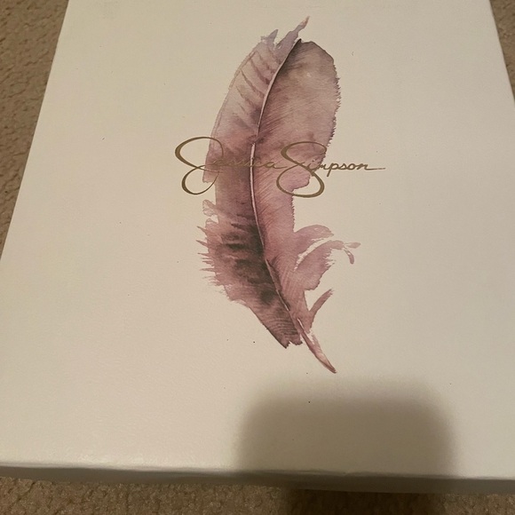 Jessica Simpson Womens Delirah Denim Ankle Strap Wedge Sandals NIB - Picture 9 of 10